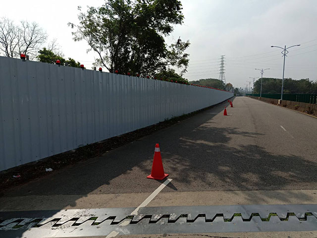  台積電研發中心新建工程-新竹科學園區-全阻隔圍籬 