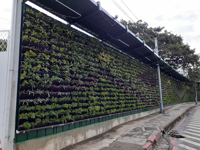  元智大學遠東國際會議中心植生牆圍籬工程 